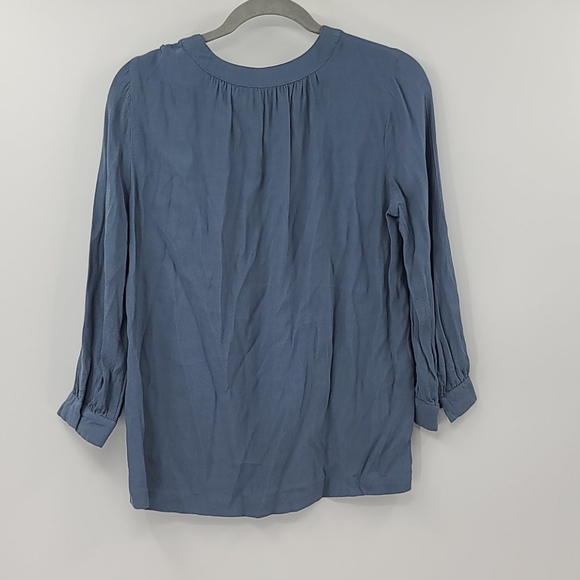 Madewell lace up peasant blouse. Size xxs - Picture 3 of 4